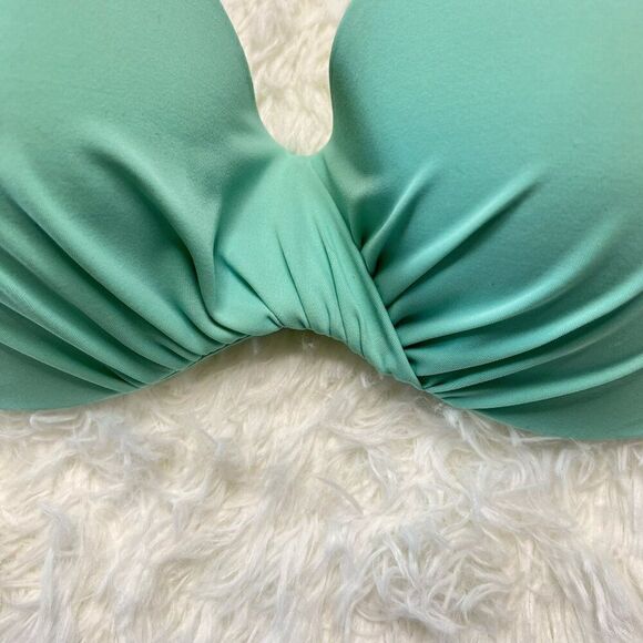 Victoria's Secret Unforgettable Demi Push-Up Bikini Top in Mint - Picture 5 of 6